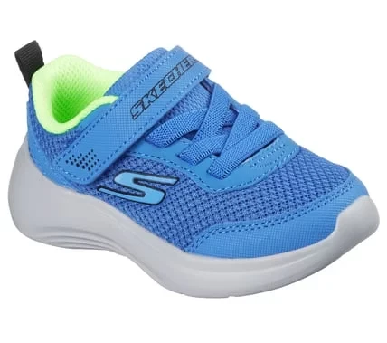 Skechers Boys' Selectors Reset Achieved Athletic Sneakers Blue 22 Features Mesh and Synthetic Overlays with Stretch Laces Adaptive Closure Cushioned Comfort Insole Sporty Design - Skechers - Image 3