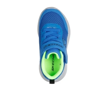 Skechers Boys' Selectors Reset Achieved Athletic Sneakers Blue 22 Features Mesh and Synthetic Overlays with Stretch Laces Adaptive Closure Cushioned Comfort Insole Sporty Design - Skechers - Image 4