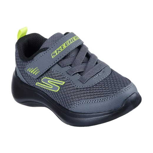 Skechers Boys' Selectors Charcoal Athletic Shoes: Fun Fit Design with Adaptive Closure, Mesh Upper, and Cushioned Insole. Great for Sporty Comfort! - Skechers - Image 3