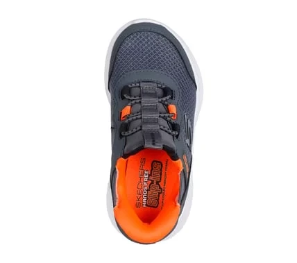 Skechers Boys' Slip-ins Bounder Brisk Burst Charcoal Infant Shoes Size 22 - Skechers - Image 3