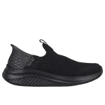 BOYS' SLIP-INS ULTRA FLEX 3.0 - SMOOTH STEP - 28 / BLACK/GRAY - Skechers
