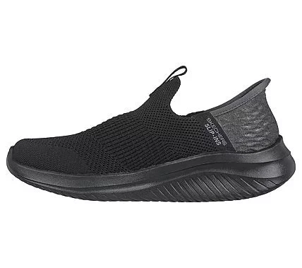 BOYS' SLIP-INS ULTRA FLEX 3.0 - SMOOTH STEP - 27 / BLACK/GRAY - Skechers - Image 4