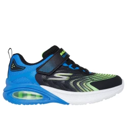 Skechers Boy's Microspec Max Advance Sneakers Lightweight Comfort Shoes with Adaptive Closure and Visible Airbag Midsole Size 27 Black