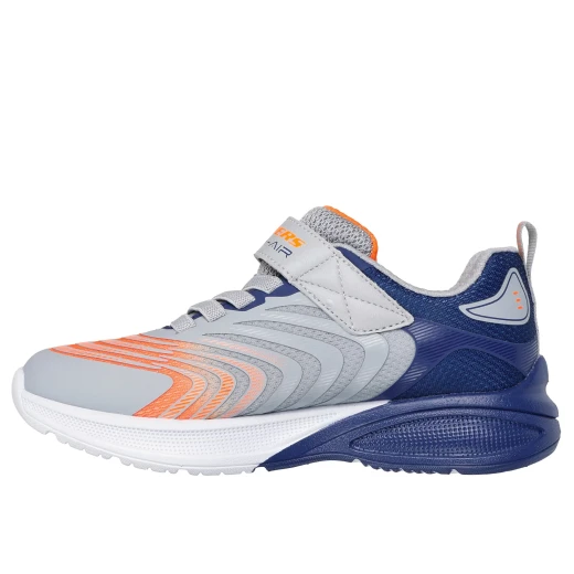 Skechers Boy's Microspec Max Advance Vortivox Grey Sneakers 33 Adaptive Closure Airbag Midsole Cushioned Comfort Insole - Skechers - Image 9
