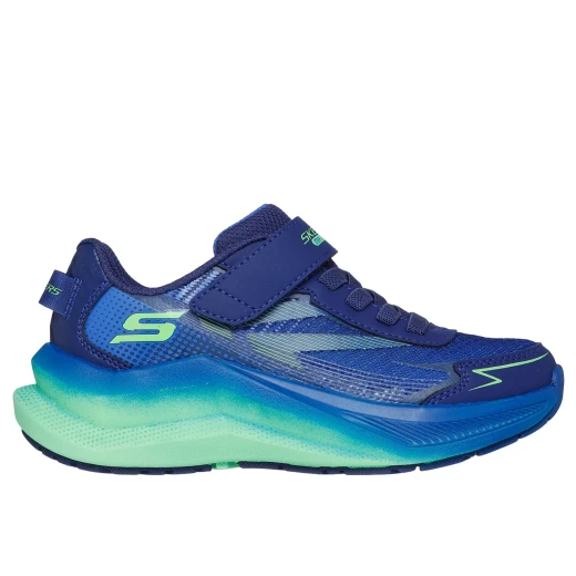 Skechers Boys' Max Cushioning Ascender Performance Running Shoes Navy Blue Size 36 Features Max Cushioning Technology Hook & Loop Closure for Everyday Wear Comfort Support - Skechers - Image 2