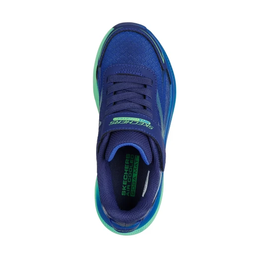 Skechers Boys' Max Cushioning Ascender Performance Running Shoes Navy Blue Size 27. Featuring Max Cushioning Technology, Hook & Loop Closure, and Superior Comfort for Active Kids. - Skechers - Image 4