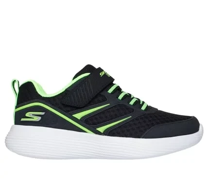 Skechers Boys' GO RUN 400 V2 Strarvo Athletic Running Shoes Black Size 33 Lightweight Mesh Upper Cushioned Insole Adaptive Closure Sporty Comfort for Playtime - Skechers - Image 2