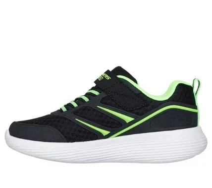 Skechers Boys' GO RUN 400 V2 Strarvo Athletic Running Shoes Black Size 33 Lightweight Mesh Upper Cushioned Insole Adaptive Closure Sporty Comfort for Playtime - Skechers - Image 5