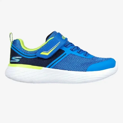 Skechers Boys' Go Run 400 V2 Athletic Shoes in Blue, Size 27. Features Mesh Upper, Stretch Laces, and Air Cooled Goga Mat Insole for Comfortable Training - Skechers - Image 2