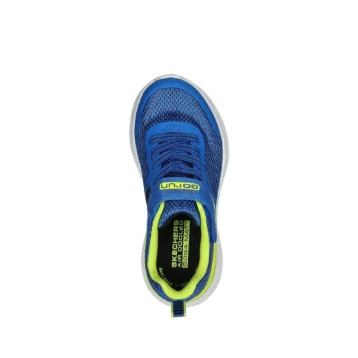 Skechers Boys' Go Run 400 V2 Athletic Shoes in Blue, Size 27. Features Mesh Upper, Stretch Laces, and Air Cooled Goga Mat Insole for Comfortable Training - Skechers - Image 3