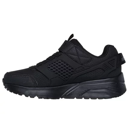 Skechers Boys' Uno Lite Navy Sneakers, Size 32, Featuring Lightweight Synthetic & Mesh Upper with Stretch Laces & Air-Cooled Memory Foam Insole for Ultimate Comfort and Style - Skechers - Image 10