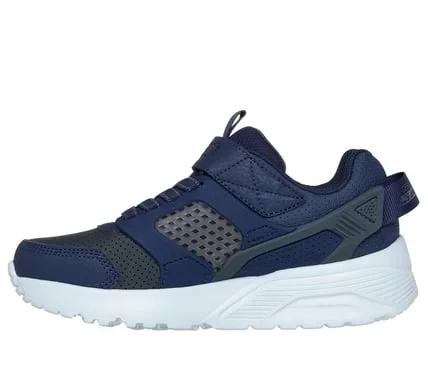 Skechers Boys' Uno Lite Navy Sneakers, Size 32, Featuring Lightweight Synthetic & Mesh Upper with Stretch Laces & Air-Cooled Memory Foam Insole for Ultimate Comfort and Style - Skechers - Image 5