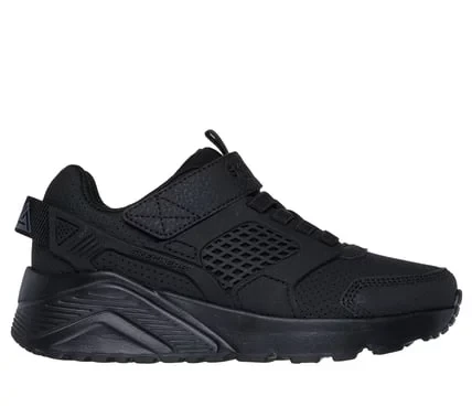 Skechers Boys' Uno Lite Navy Sneakers, Size 32, Featuring Lightweight Synthetic & Mesh Upper with Stretch Laces & Air-Cooled Memory Foam Insole for Ultimate Comfort and Style - Skechers - Image 7