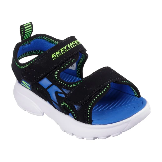 Skechers Boys' Razor Splash Sport Sandals Black Adjustable Comfort 25 with Embossed Synthetic Upper Cushioned Insole River Style Summer Footwear for Boys Skechers Boys' Razor Splash Sport Sandals Black Adjustable Comfort 25 with Embossed Synthetic Upper Cushioned Insole River Style Summer Footwear for Boys