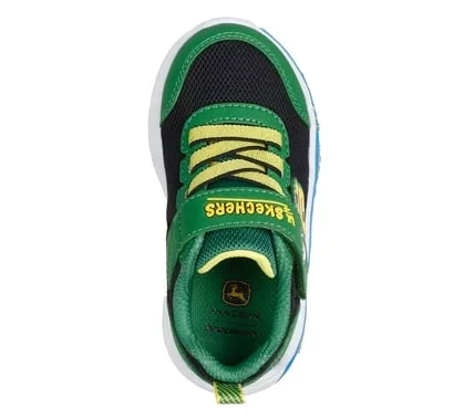 Skechers John Deere Play Scene Barn Squad Buddies Green 24 Infant Shoes - Skechers - Image 4