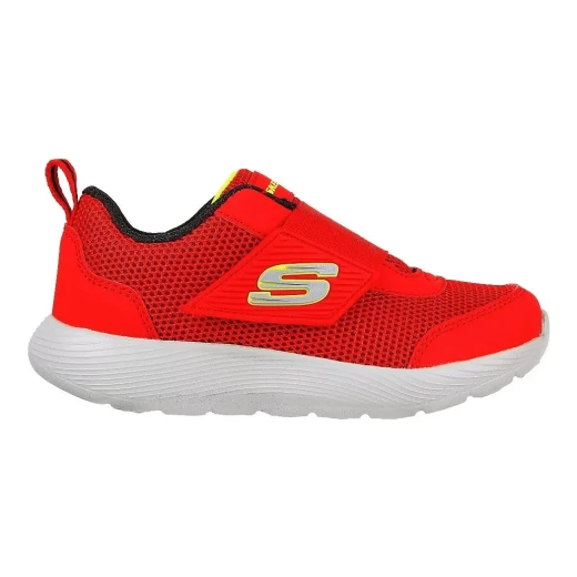 Skechers Girls' Dyna-Lite Varitix Infant Sport Shoes in Red, Size 24 with Lightweight Mesh Upper, Hook and Loop Strap, and Comfort Midsole for Everyday Wear and Active Play - Skechers - Image 2