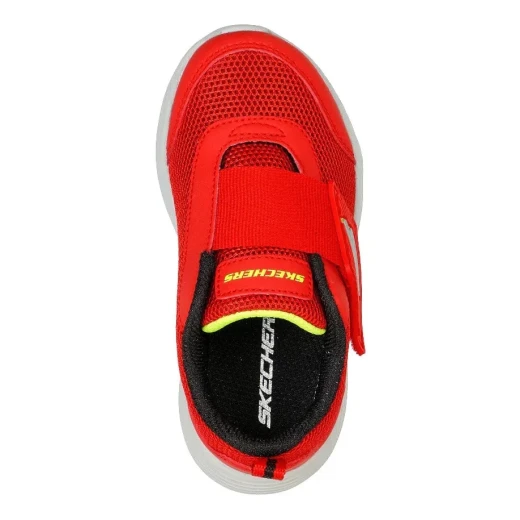 Skechers Girls' Dyna-Lite Varitix Infant Sport Shoes in Red, Size 24 with Lightweight Mesh Upper, Hook and Loop Strap, and Comfort Midsole for Everyday Wear and Active Play - Skechers - Image 5
