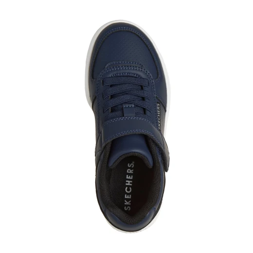 Skechers Boys' Quick Street Lite Navy Court Shoes with Adaptive Closure and Perforation Detail Size 34 - Skechers - Image 4