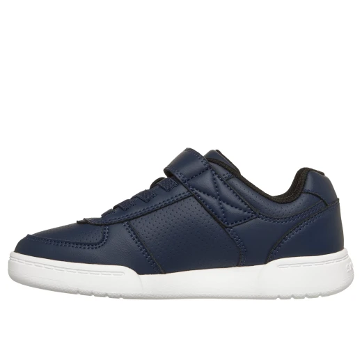 Skechers Boys' Quick Street Lite Court Shoes in Navy Blue Size 32, Featuring Adaptive Closure, Durable Leather Upper, Perforation Detail, Stretch Laces, and Cushioned Insole - Skechers - Image 5