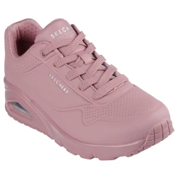 Skechers Street Uno Stand on Air Women's Fashion Sneakers Rose Color 36 with Air Cooled Memory Foam Insole and Visible Air Cushioned Midsole for Ultimate Comfort and Style