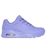 Skechers Women's Uno Stand on Air Lilac Sneaker 36 Featuring Air Cooled Memory Foam Insole and Visible Air Cushioned Midsole - Skechers