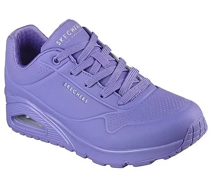Skechers Women's Uno Stand on Air Lilac Sneaker 36 Featuring Air Cooled Memory Foam Insole and Visible Air Cushioned Midsole - Skechers - Image 3