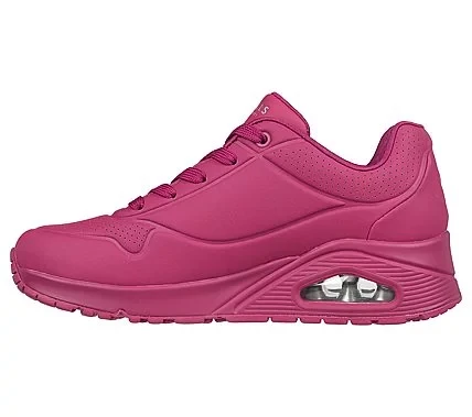 Skechers Women's Uno Stand on Air Magenta Sneakers Size 36 Featuring Air Cooled Memory Foam Insole and Visible Air Cushioned Midsole for Ultimate Comfort and Style - Skechers - Image 4
