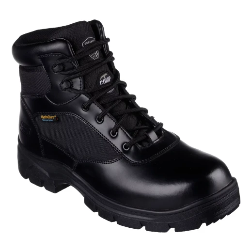 SKECHERS Tactical Work Comp Toe WP Black Waterproof Work Boots - Skechers - Image 2