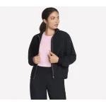 Skechers Women's Journey Front Zip Jacket Black Medium Casual Wear - Skechers