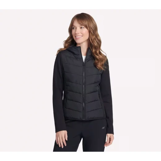 Skechers Women's Performance Elite Cozy Fit Hooded Jacket Black Small Skechers Women's Performance Elite Cozy Fit Hooded Jacket Black Small