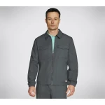 Skechers GoWalk Envoy Jacket Men's Black Lightweight Tearstop Fabric L - Skechers