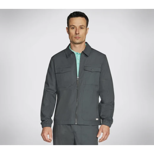 Skechers GoWalk Envoy Jacket Men's Black Lightweight Tearstop Fabric L - Skechers - Image 2