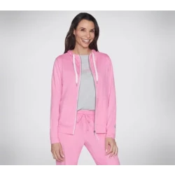 Go Dri Swift Full Zip Hoodie Women's Pink Small Athletic Activewear