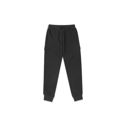 Skechers Kids' Black Active Pants with Design Details, Cotton Blend, Ribbed Fabric, and Spandex for Comfortable Wear, Size Small - Skechers - Image 3