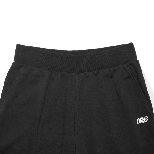 Skechers Women's Black Casual Pants, Cotton Blend with Design Details, Medium Size, Comfortable Everyday Wear, SKU L719W001 0018 - Skechers - Image 4
