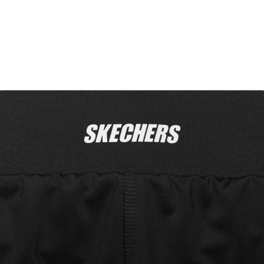 Skechers Women's Bottoms Black Polyester 86% Spandex 14% Blend, Featuring Design Details, Comfortable and Stylish, Perfect for Everyday Wear, Small Size Available - Skechers - Image 4