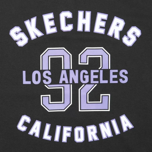 Skechers Women's Pullover Black XS Comfortable Cotton and Polyester Blend Featuring Stylish Design Details Ideal for Everyday Wear, SKU L719W046 63% Cotton 37% Polyester - Skechers - Image 5