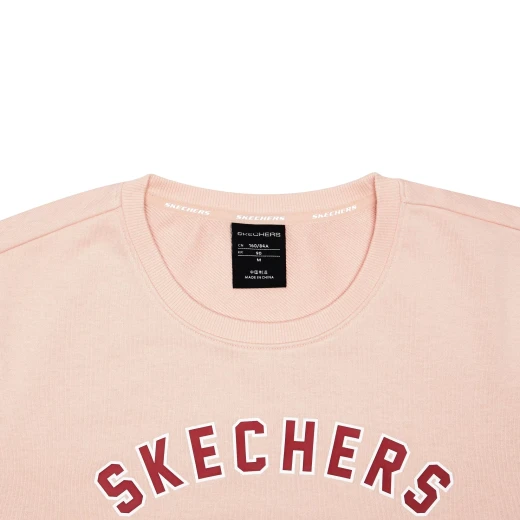 Skechers Women's Pullover Rose Cotton 63% Polyester 37% Blend Long Sleeve Shirt L Size Comfortable Stylish Casual Wear With Design Details, SKU L719W046 007E - Skechers - Image 4
