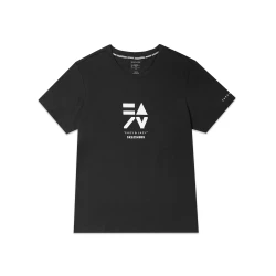 Skechers Women's Short Sleeve Tee Shirt Black XS 100% Cotton with Comfortable Design Details. Perfect for Everyday Wear and Easygoing Style.