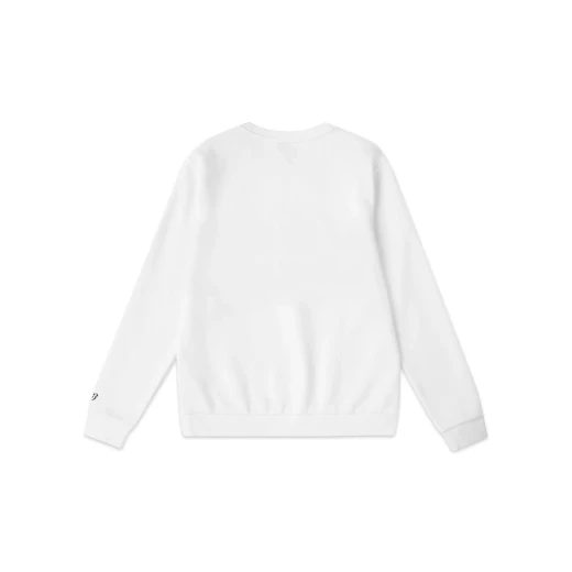 Skechers Women's Pullover Sweater White XS Made from a Blend of 65% Cotton and 35% Polyester Perfect for Everyday Comfort and Style - Skechers - Image 3