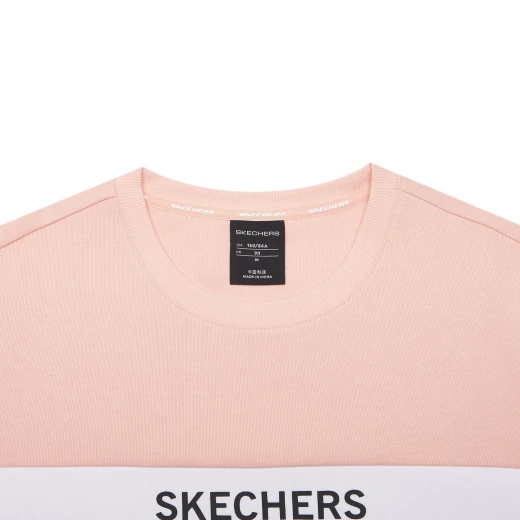 Skechers Women's Pullover Shirt Rose Color Cotton Blend Long Sleeve Comfortable Casual Top Featuring Stylish Design Details Size Large, SKU L719W094 0018 - Skechers - Image 4