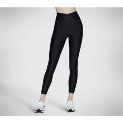 Skechers GOwalk Wear Shine Wrap High Waisted Legging Black S 7/8 Length
