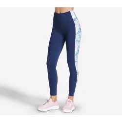Skechers GoWalk Seascape Floral Legging Navy M Athletic Comfort Women's Pants