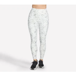 Skechers Go Flex Mirage Full Length Legging Off White M Floral Print Workout Pants