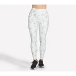 بنطلون سكيتشرز جو فليكس ميراج زهري ضيق أبيض XL خصر مرتفع لتمارين رياضية - سكيتشرز