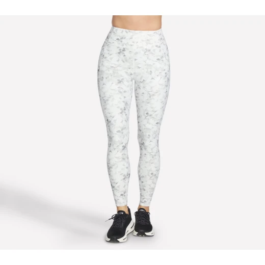 Skechers Go Flex Mirage Full Length Legging Off White M Floral Print Workout Pants - Skechers - Image 5