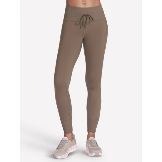 Skechers Women's GO WALK RIB Mix Jogger Pants with GO FLEX Fabric 4 Way Stretch Water Repellent UPF 40 UV Protection Adjustable Waistband Drawstring Brown Size Small Activewear Skechers Women's GO WALK RIB Mix Jogger Pants with GO FLEX Fabric 4 Way Stretch Water Repellent UPF 40 UV Protection Adjustable Waistband Drawstring Brown Size Small Activewear