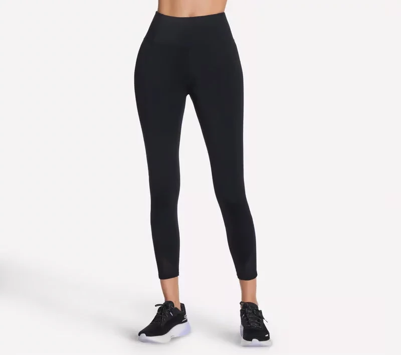 Skechers Tempo High Waisted 7/8 Legging Black XL Women's Activewear - Skechers