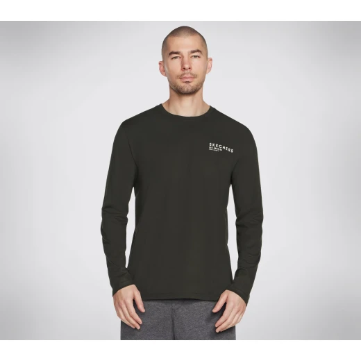 تي شيرت سكيتشرز سكوت رجالي بأكمام طويلة زيتوني أخضر صغير. تي شيرت طويل الأكمام مريح وأنيق مثالي للارتداء اليومي، مصنوع من مواد عالية الجودة، رقم المنتج LT21 OLBR تي شيرت سكيتشرز سكوت رجالي بأكمام طويلة زيتوني أخضر صغير. تي شيرت طويل الأكمام مريح وأنيق مثالي للارتداء اليومي، مصنوع من مواد عالية الجودة، رقم المنتج LT21 OLBR