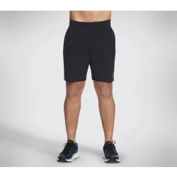 شورت Skechers للرجال Movement 7 II أسود رياضي مقاس S بنسيج SKECHWEAVE طارد للرطوبة خفيف الوزن مريح للارتداء النشط